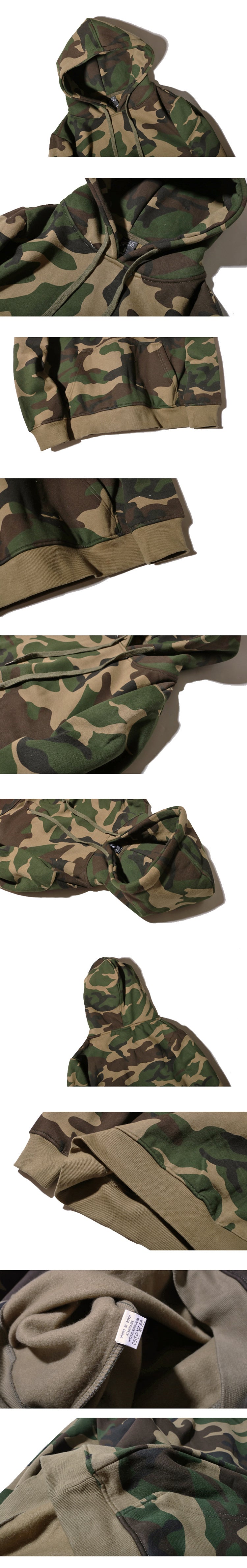 Camouflage Hoodie for Men, Pullover with Hood, Couple's Fleece-Lined Top, Loose Fit Jacket, Trendy, One-Piece, Casual Versatile