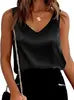 Boutique Ohsisa 2026 Summer Women's V-Neck Strapless Lace Fabric Sexy Solid Tank Tops New Fashionable Regular Breathable Casual