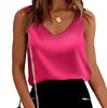Boutique Ohsisa 2026 Summer Women's V-Neck Strapless Lace Fabric Sexy Solid Tank Tops New Fashionable Regular Breathable Casual