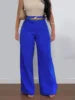 BR4879 Women's Casual Solid Color Trousers Without Belt