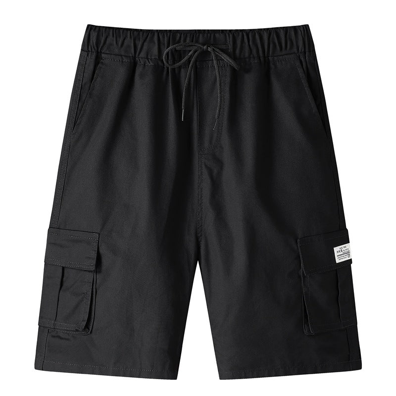 2025 Summer Cross-Border God of War Cargo Pants, Ice Silk Cotton Anti-Bulging Diamond Pants, Five-Dimensional Killing Student Style