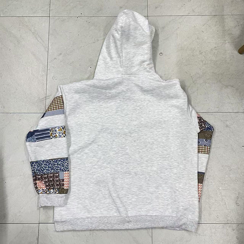 Angel Large Letter Printed Hooded Sweater Hip-Hop Hoodie American Style Retro Long Sleeve Sweater