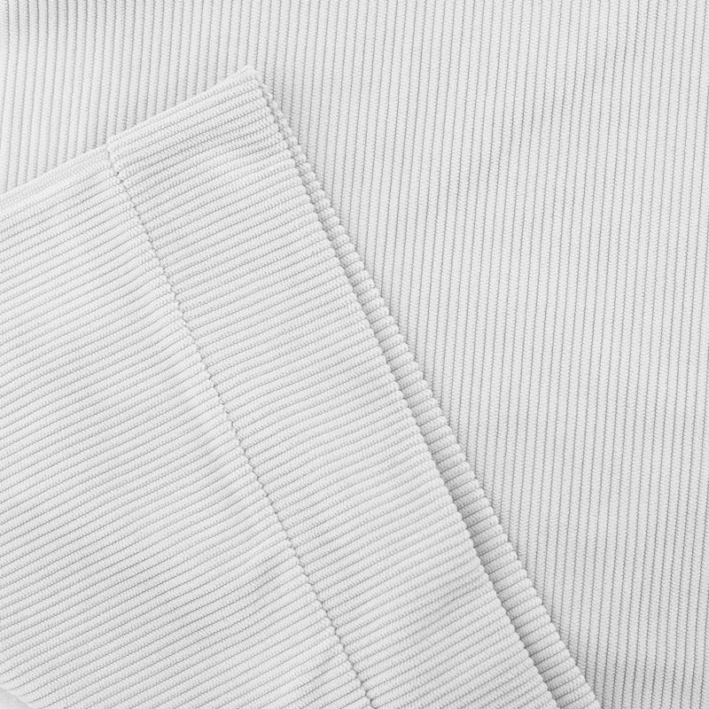 2025 Cross-Border Men's Clothing Hot-Selling Autum New Casual Stand-Up Collar Long-Sleeved Corduroy Color-Blocked Slim Sweatshirt for Men