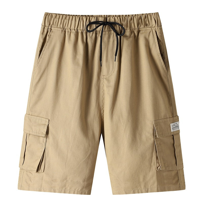 2025 Summer Cross-Border God of War Cargo Pants, Ice Silk Cotton Anti-Bulging Diamond Pants, Five-Dimensional Killing Student Style