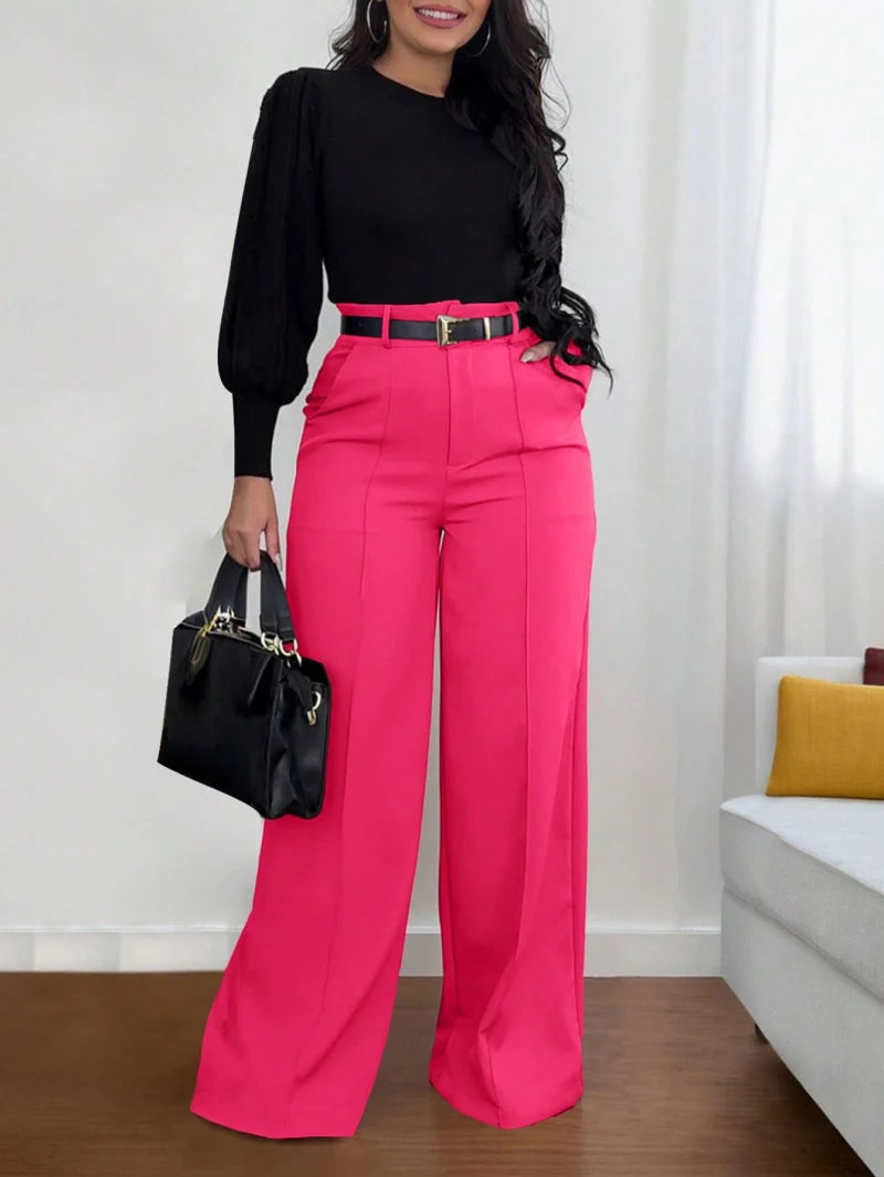 Autumn 2025 New Fashion Women's Commute Khaki Drapey Pants Versatile Long Trousers Fashionable Business Casual