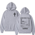 2025 Christian Jesus Paid It All Hoodies Men Women Hip Hop Oversized Pullover Sweatshirts Bible Verse Vintage Clothing