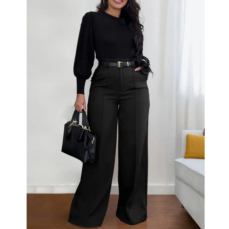 Autumn 2025 New Fashion Women's Commute Khaki Drapey Pants Versatile Long Trousers Fashionable Business Casual