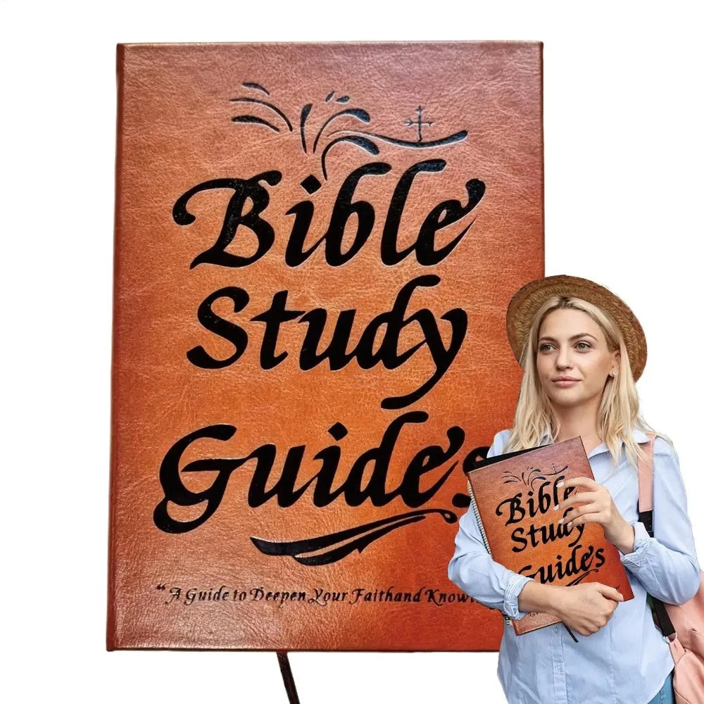 Bible Study Guide for Beginners 66-Page Devotional Journal with Daily Scripture Quotes, Prayer Reflections & Yearlong Study Plan