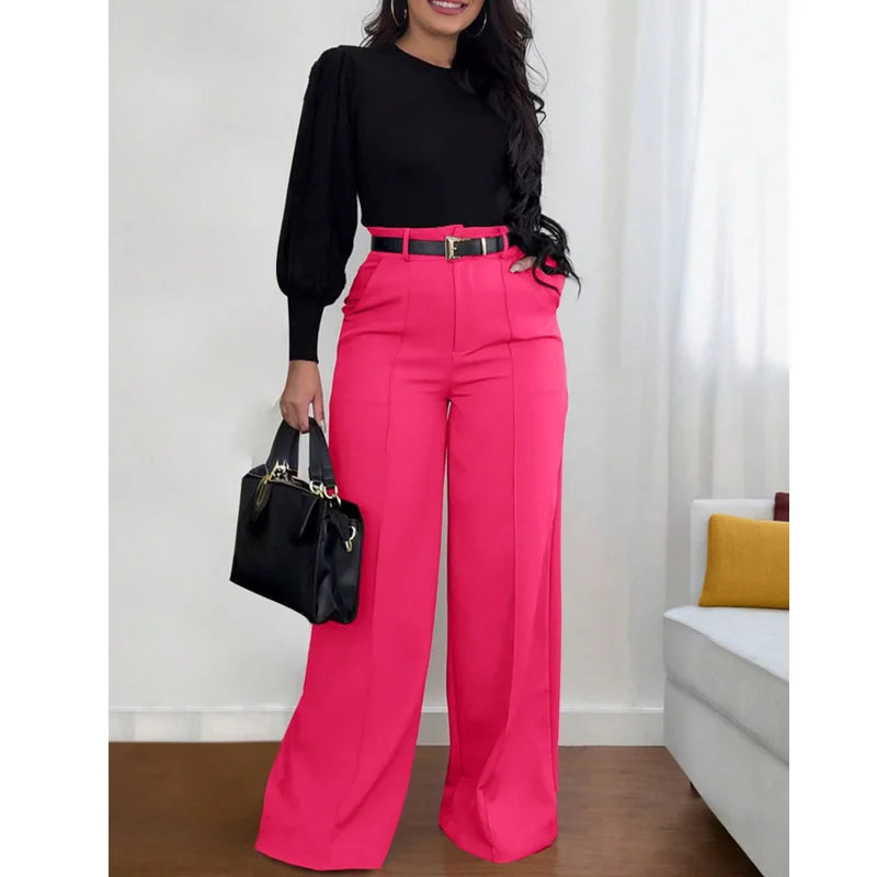Autumn 2025 New Fashion Women's Commute Khaki Drapey Pants Versatile Long Trousers Fashionable Business Casual