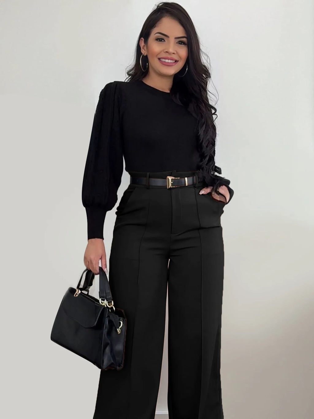 2026 Fashion Dress Pants for Women Elegant High Waist Loose Straight Leg Pants Spring Autumn Office Lady Casual Trousers Clothes