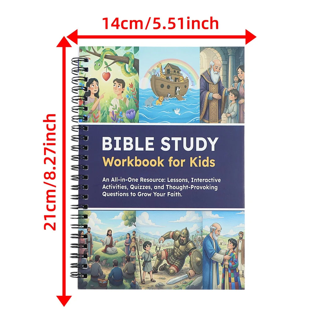 Bible Study Handbook: Courses, Activities, Tests, and Questions to Deepen Faith (Spiral Binding)
